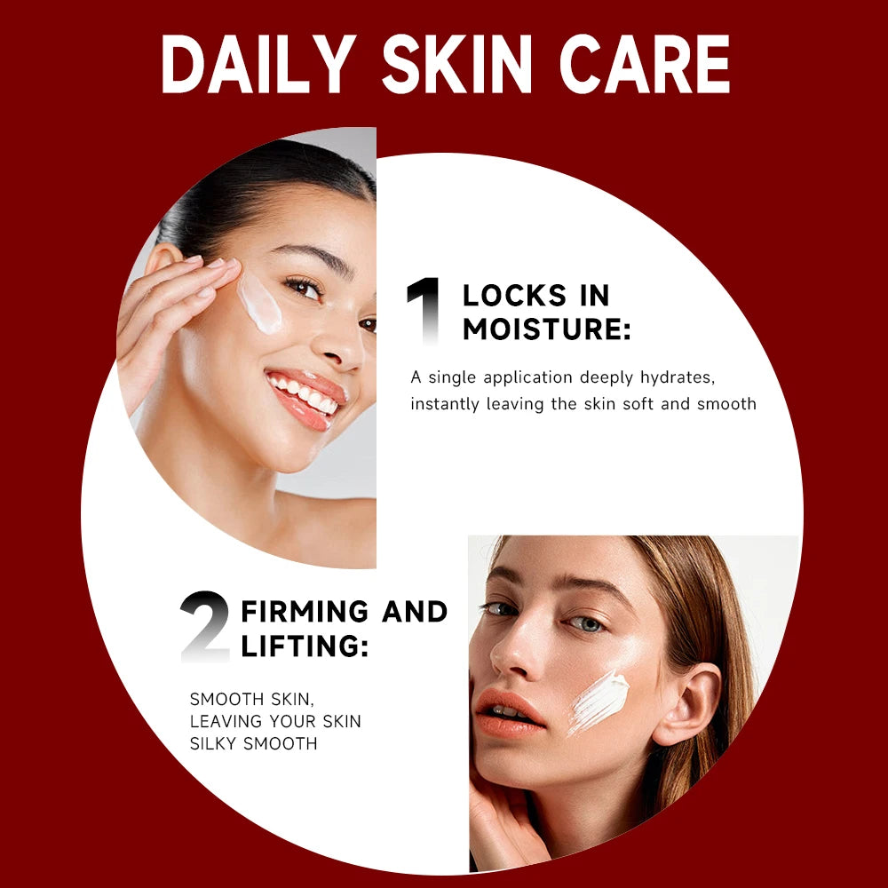 Sheep Oil Retinol Anti-Aging Cream Lifting Firming Night & Day Cream,Deep Moisturizing, Brightening,Whitening for Youthful Glow