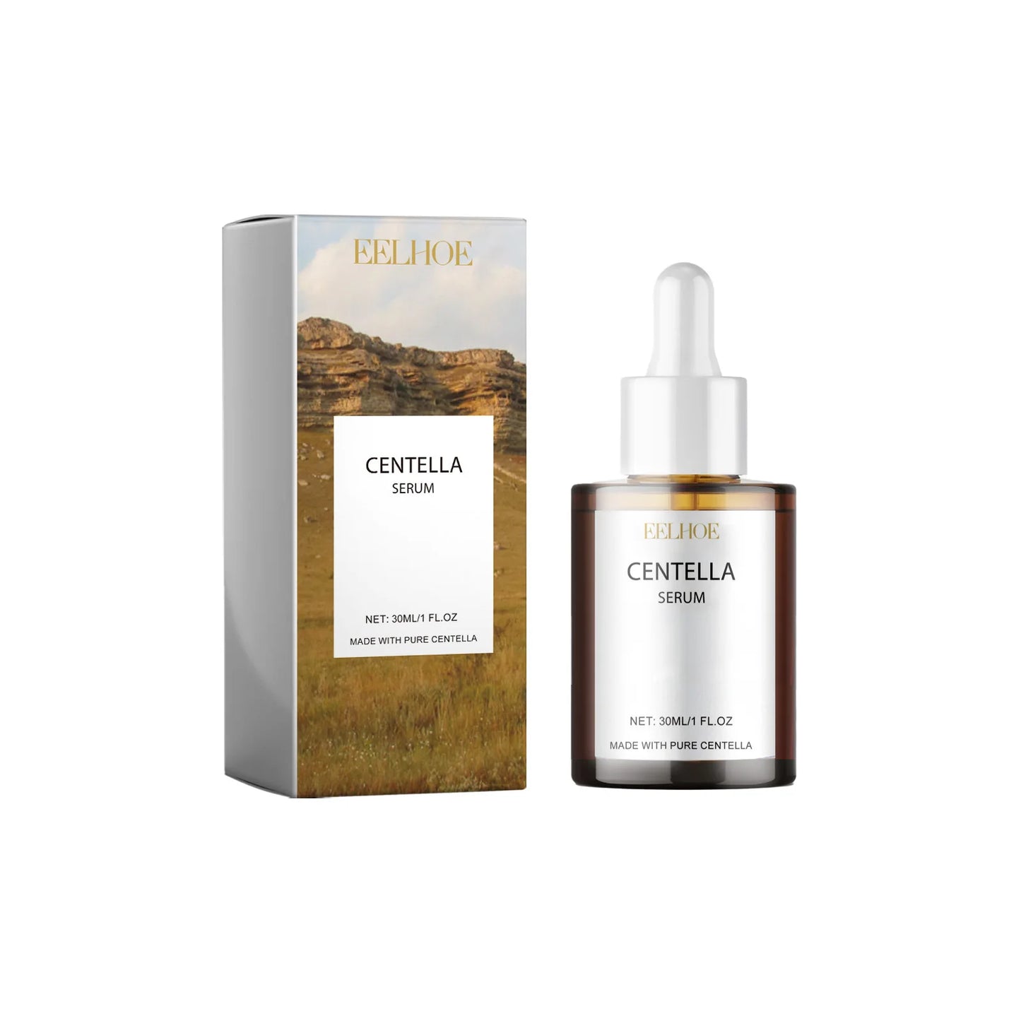 Centella Facial Serum Pore Shrinking Soothing Moisturizing Skin Barrier Repair Care Hyaluronic Acid Face Serum Ampoule