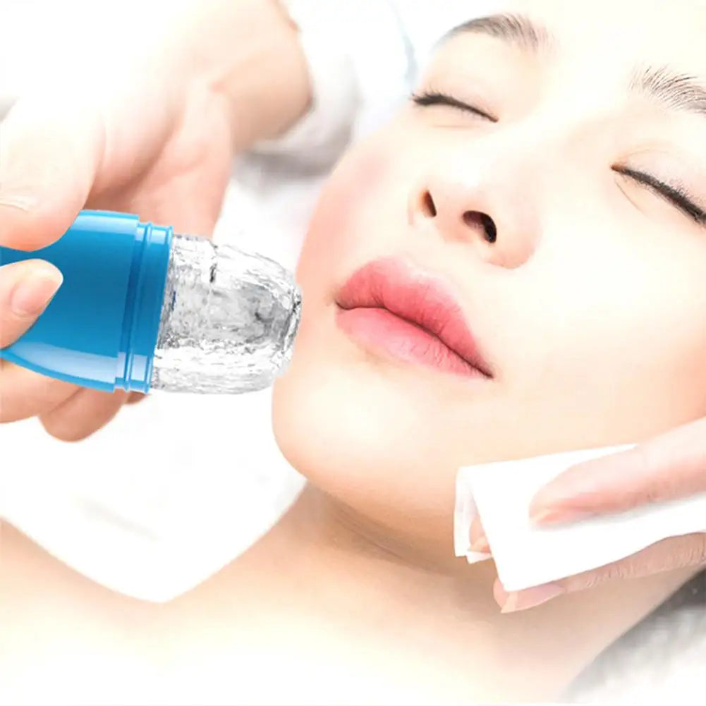 Skin Care Face Lifting Contouring Tool Silicone Ice Cube Trays Ice Globe Ice Balls Face Massager Facial Roller Reduce Acne