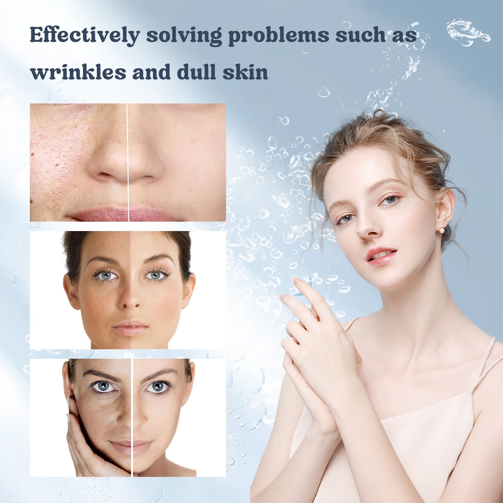 Bio Collagen Face Mask Lift Firm Skin anti Aging Fade Face Fine Line Repair Barrier Shrink Pores Hydrating Brightening Face Skin