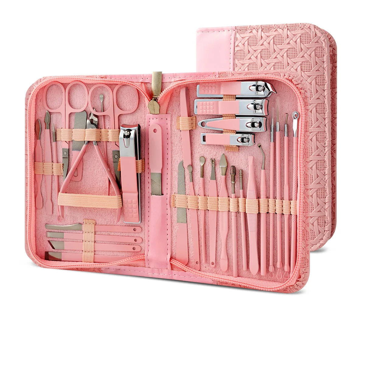 8/32Pcs Manicure Set Professional Pedicure Kit Nail Scissors Grooming Kit Stainless Steel Manicure Cutters Nail Beauty Tools
