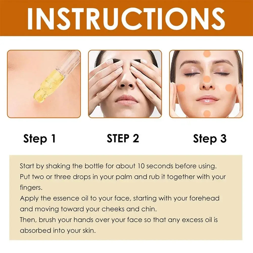 Collagen Face Serum Face Moisturizing Fade Fine Lines Brightening Facial Serum Lifting Neck Skin Care 30Ml