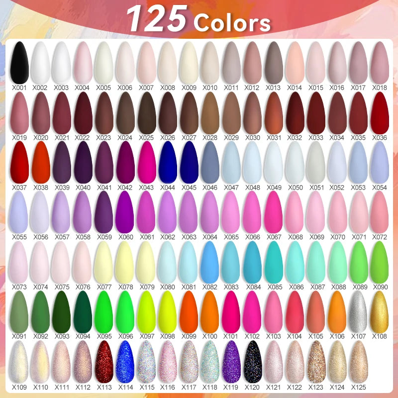 6PCS Gel Nail Polish Set Summer Neon Nail Gel Kits for DIY Nail Vernis Semi Permanent UV Lamp Gellak Nail Varnish Set