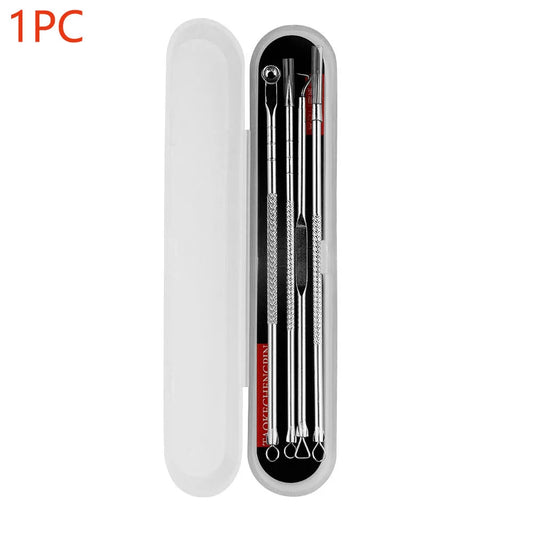 Blackhead Removal Tool 4PCS Acne Needles Face Cleaning Tools Black Dots Spots Acne Blackhead Remover Pore Cleanser Skin Care