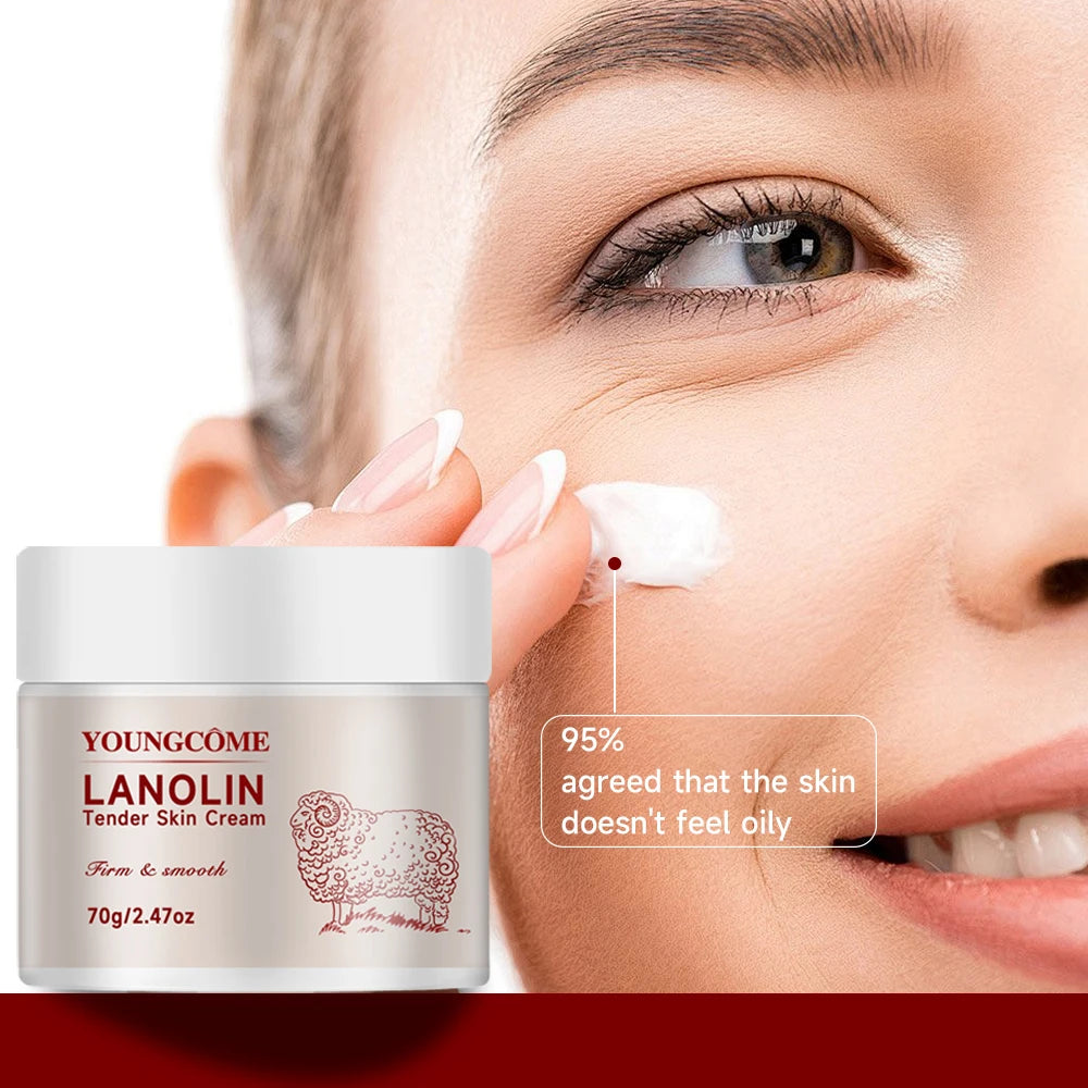 Sheep Oil Retinol Anti-Aging Cream Lifting Firming Night & Day Cream,Deep Moisturizing, Brightening,Whitening for Youthful Glow