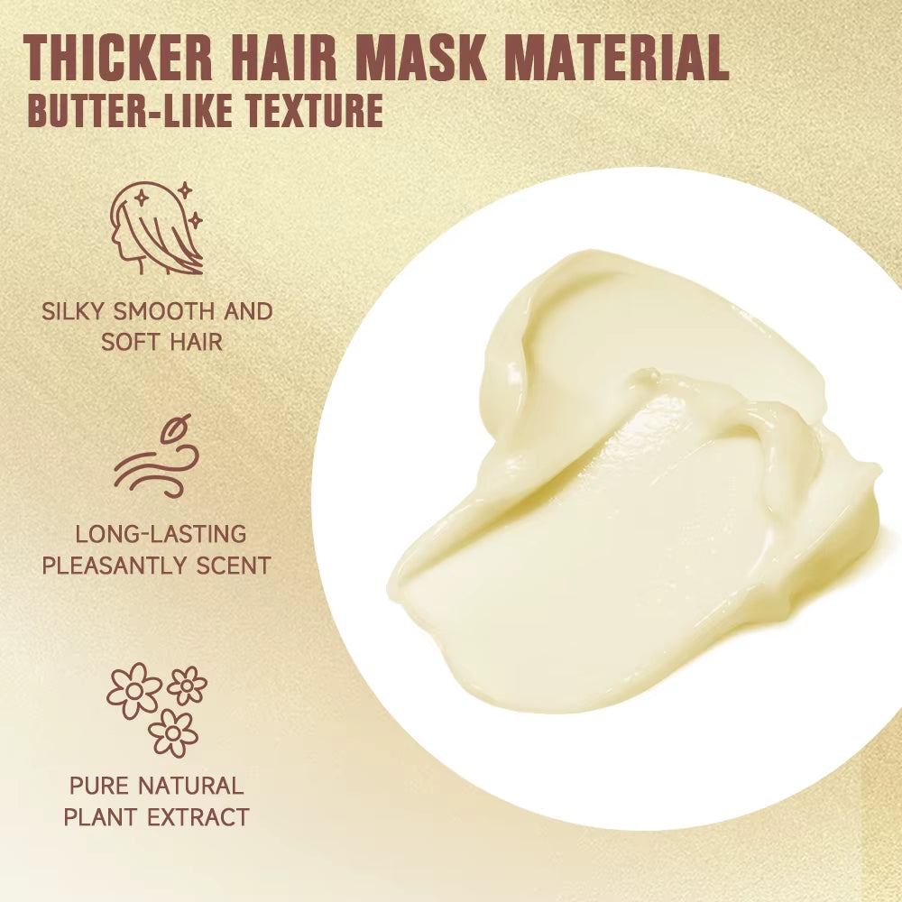 500Ml Collagen Hair Treatment Deep Repair Conditioning Argan Oil Hair Mask Essence for Dry Damaged Hair All Hair Type