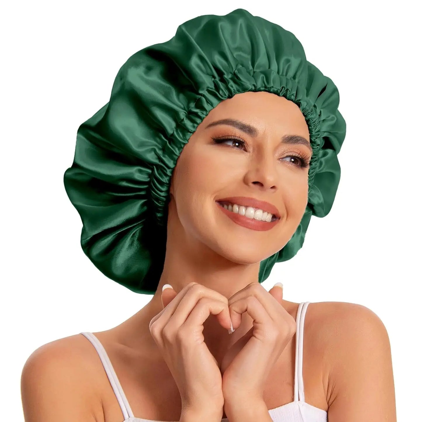 Satin Bonnet Silk Bonnet Hair Bonnet Sleeping Slouchy Beanie Hat Satin Sleep Cap Nightcap Bonnets for Women'S Natural Curly Hair