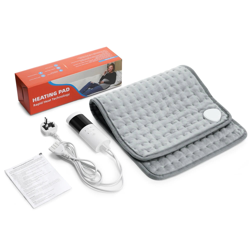 30X60Cm Electric Heating Pad Massager Therapy for Body Abdomen Back Pain Relief Winter Warmer Blanket Thermal Massage Mat