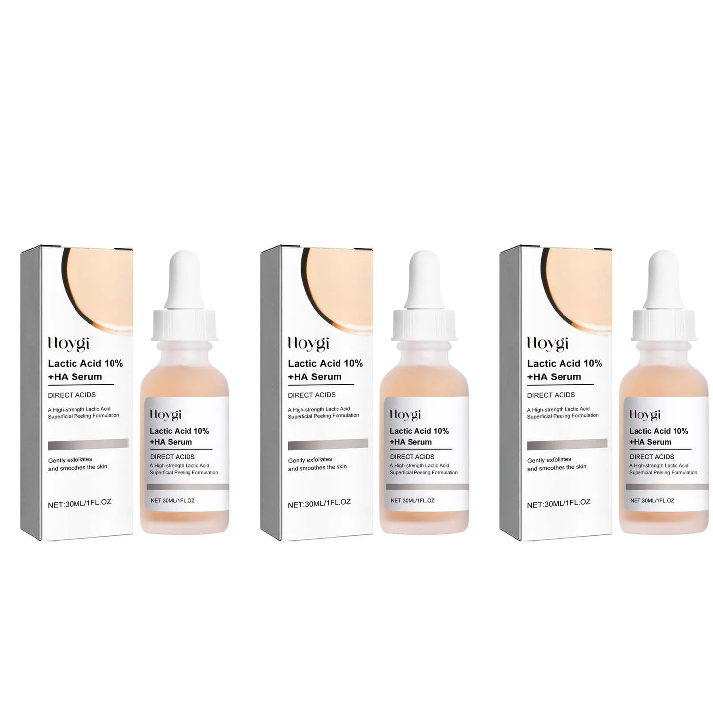 Lactic Acid Facial Serum Acne & Blemish Reducing Pore Shrinking Minimizing Essence Moisturizing Firming Smooth Brightening Serum