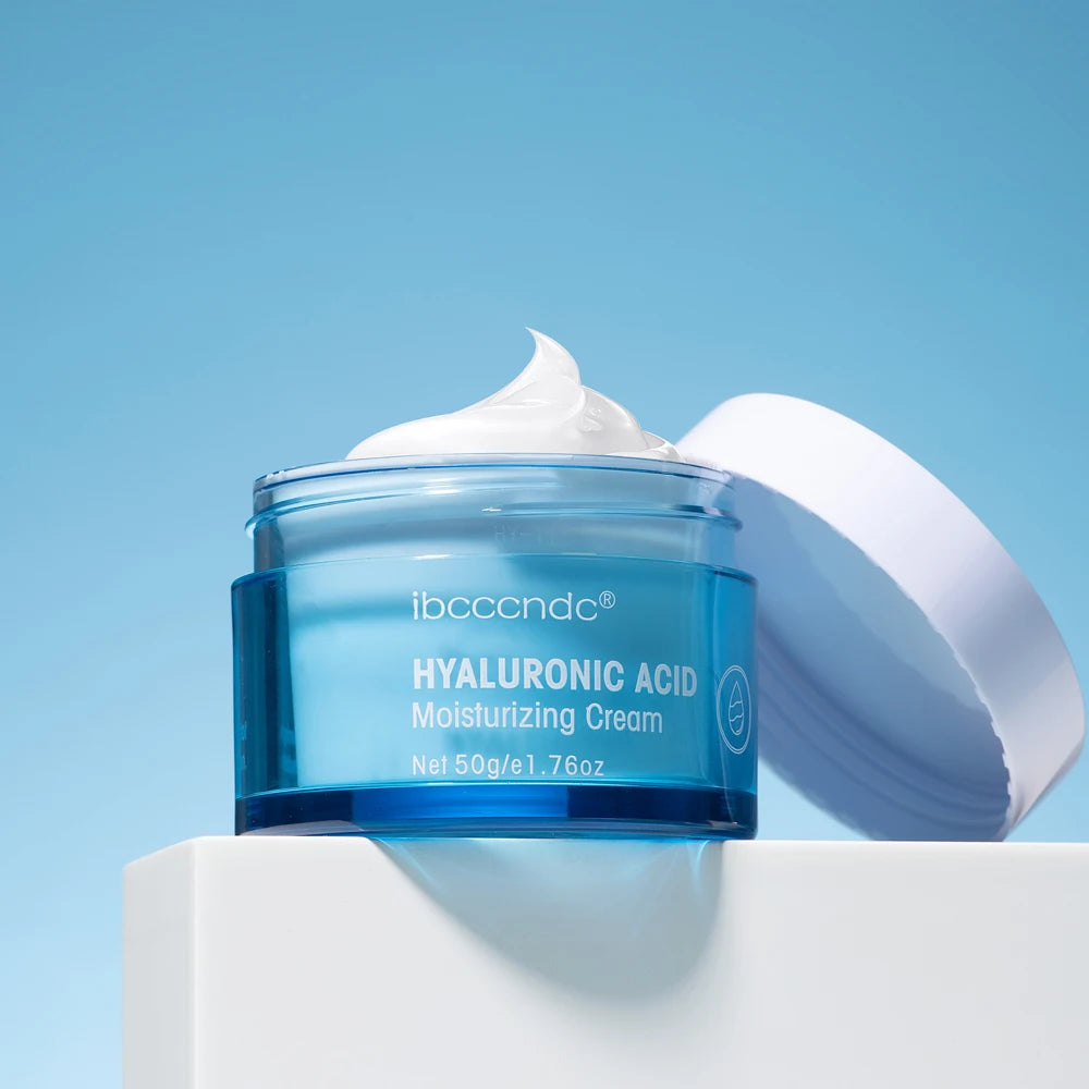 Hyaluronic Acid Gel Cream Hydrating Face Moisturizer for Hydrate&Smooth Extra-Dry Skin Nourishing Improve Dryness Facial Lotion