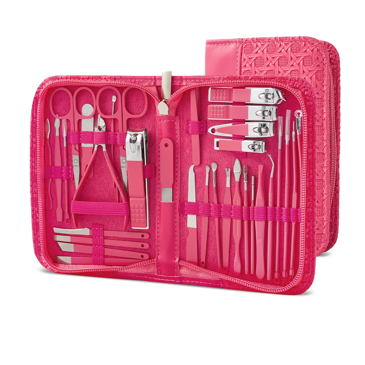 8/32Pcs Manicure Set Professional Pedicure Kit Nail Scissors Grooming Kit Stainless Steel Manicure Cutters Nail Beauty Tools