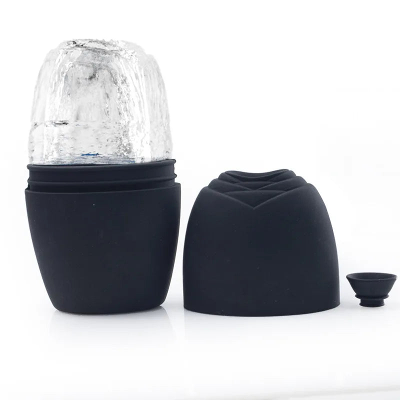 Skin Care Face Lifting Contouring Tool Silicone Ice Cube Trays Ice Globe Ice Balls Face Massager Facial Roller Reduce Acne