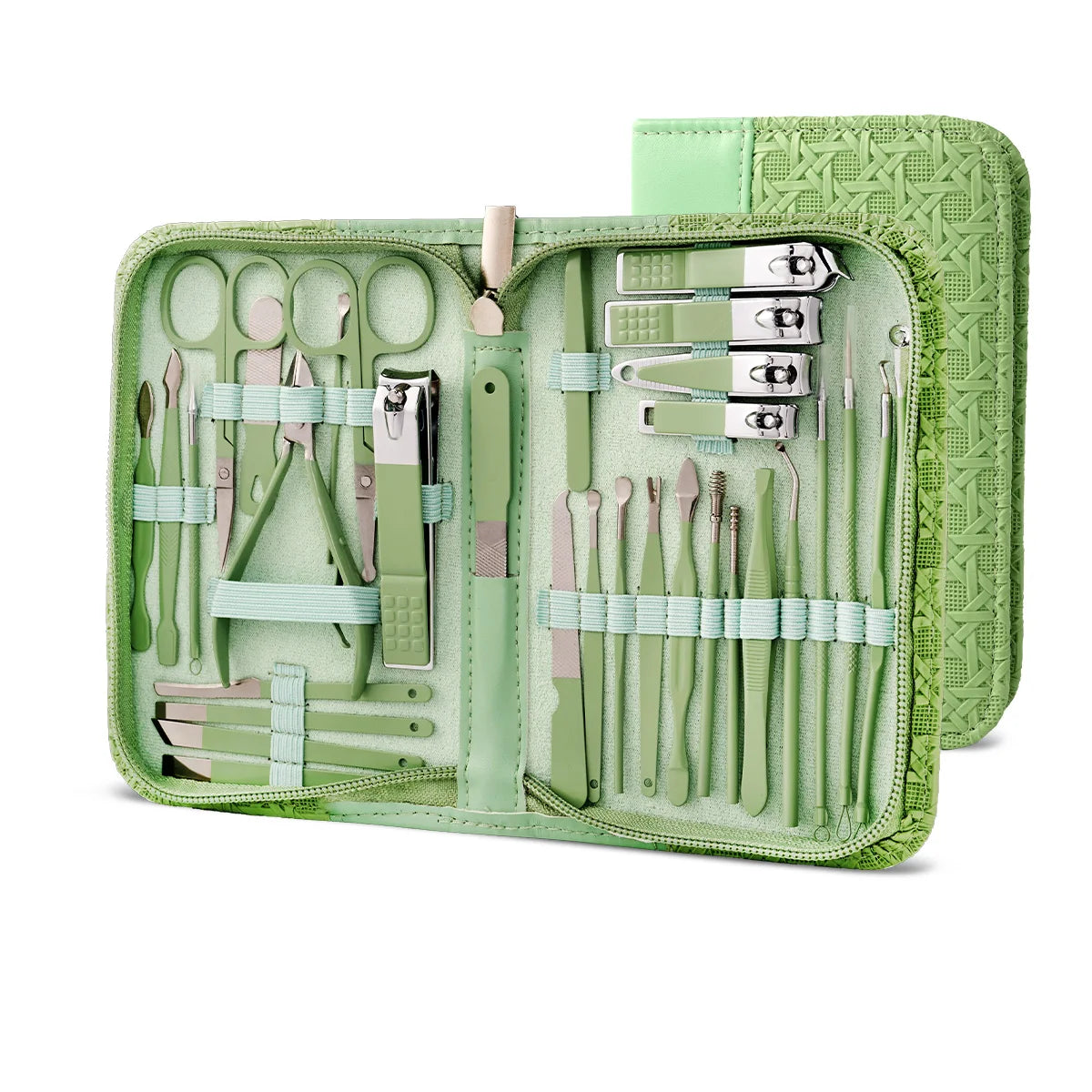 8/32Pcs Manicure Set Professional Pedicure Kit Nail Scissors Grooming Kit Stainless Steel Manicure Cutters Nail Beauty Tools