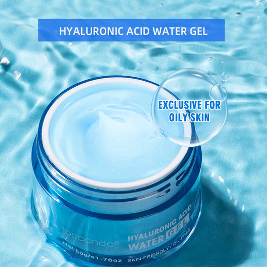 Hyaluronic Acid Gel Cream Hydrating Face Moisturizer for Hydrate&Smooth Extra-Dry Skin Nourishing Improve Dryness Facial Lotion