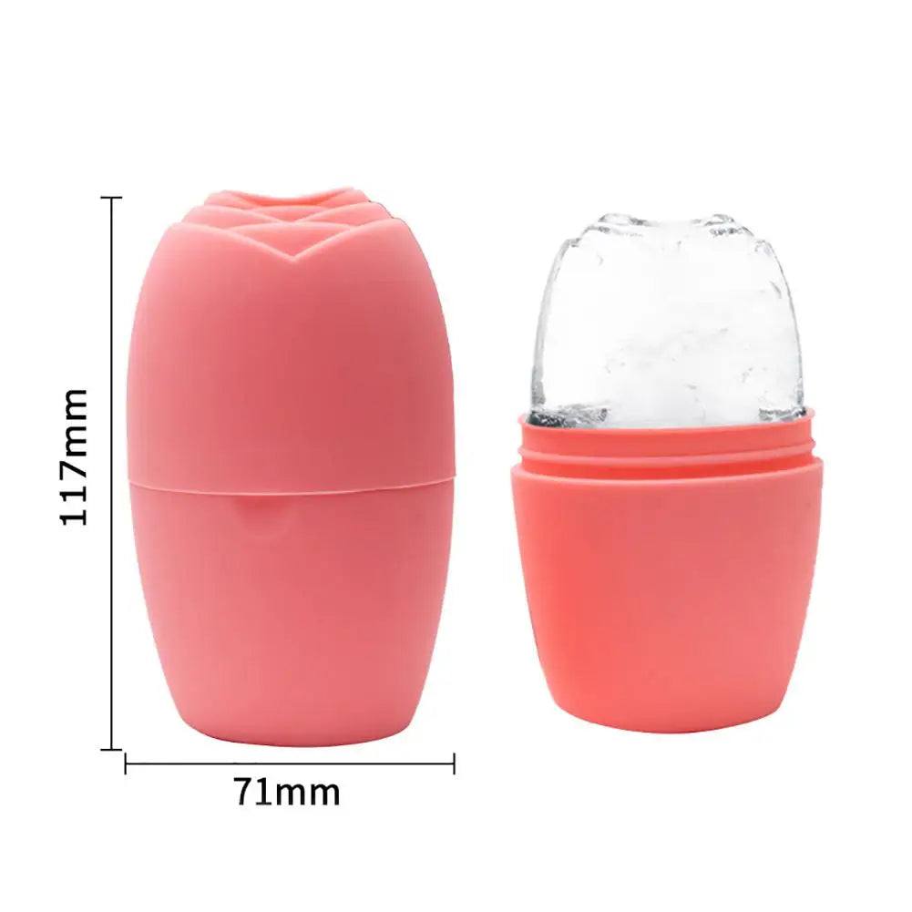 Skin Care Face Lifting Contouring Tool Silicone Ice Cube Trays Ice Globe Ice Balls Face Massager Facial Roller Reduce Acne