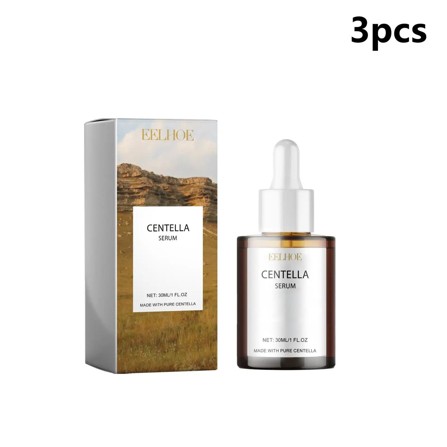 Centella Facial Serum Pore Shrinking Soothing Moisturizing Skin Barrier Repair Care Hyaluronic Acid Face Serum Ampoule