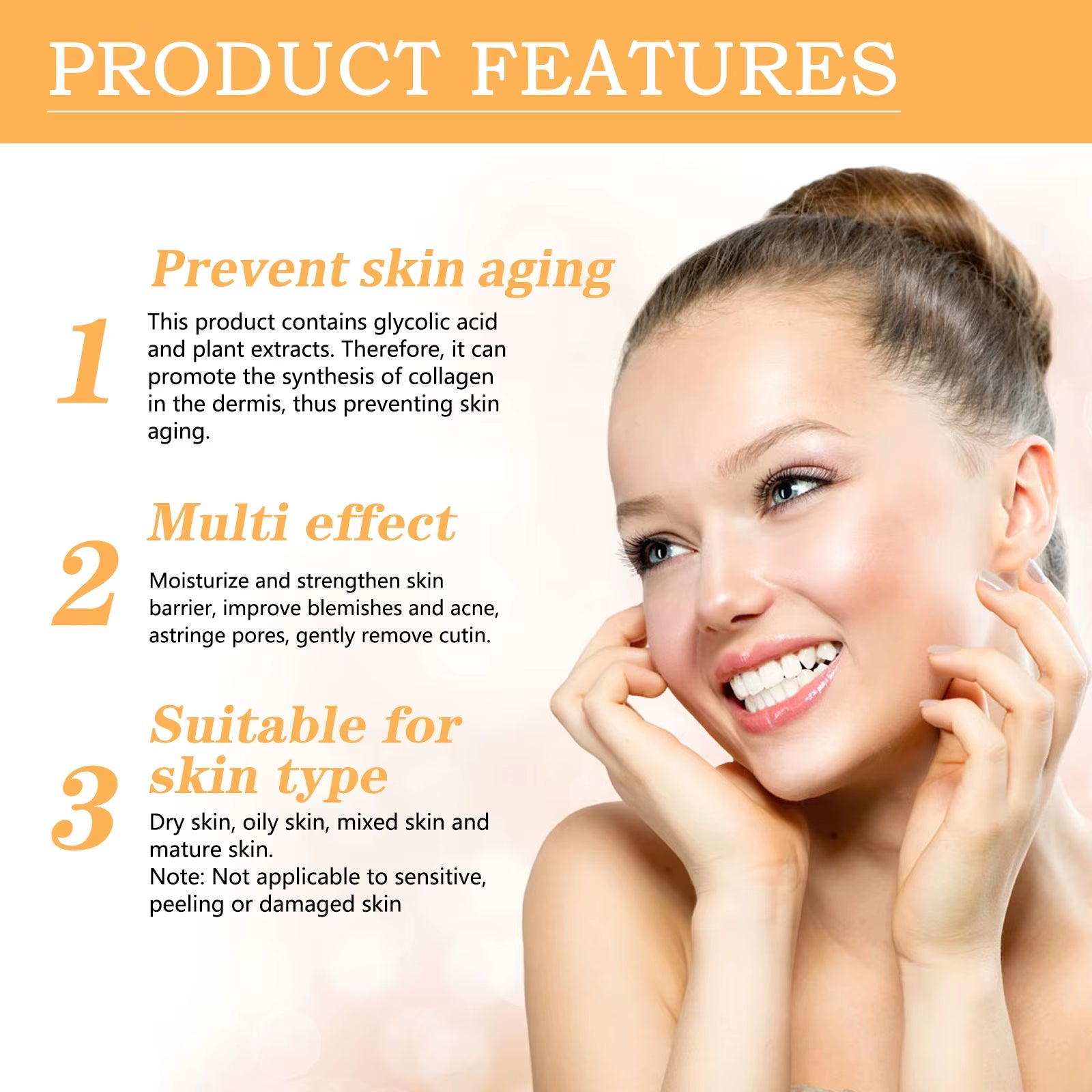 the Glycolic Acid 7% Toning Solution 100Ml Shrink Pores Repair Facial Oil Nourish Gentle Glycolic Acid Toner Face Essence