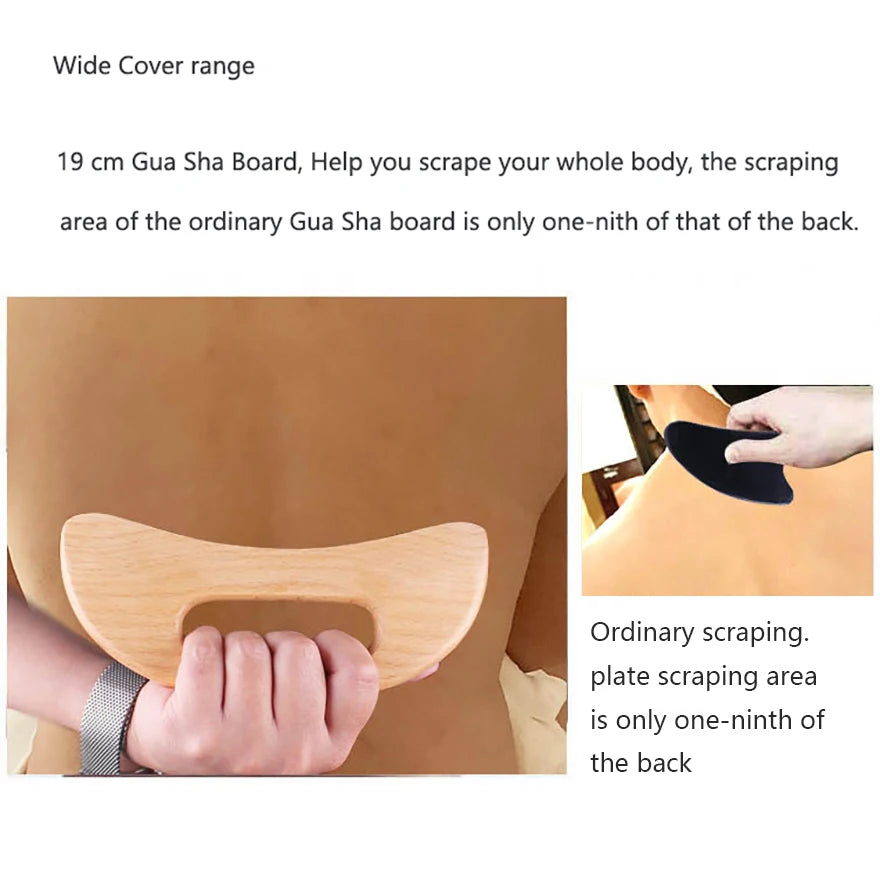 Wooden Gua Sha Tool Scraping Board Massage Tool Slimming Guasha Massage Board Gua Sha Scraper Body Massage Tool