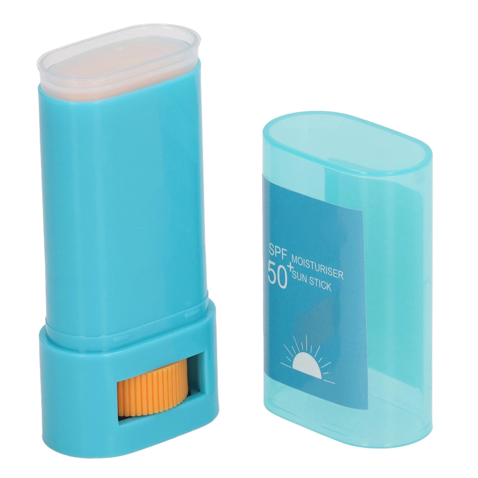 Moisturizing Sunscreen Stick Broad Spectrum SPF 50+ UVA UVB Water Resistant Sunblock Stick 0.7Oz Sunblock Stick