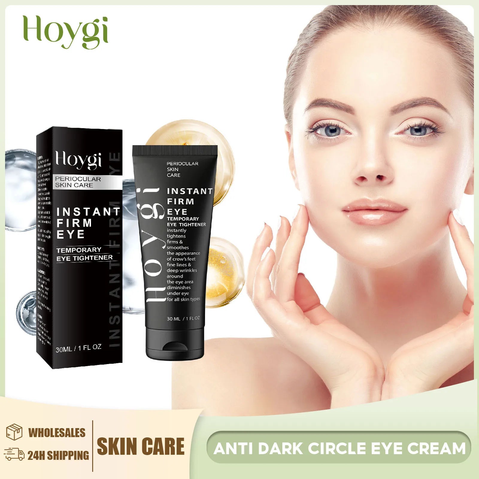 Moisturizing Eye Cream Dark Circle Remover Firming Lifting Remove Eye Bags Puffiness Lightening Fine Line Anti-Wrinkle Eye Cream