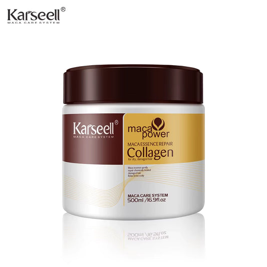 500Ml Collagen Hair Treatment Deep Repair Conditioning Argan Oil Hair Mask Essence for Dry Damaged Hair All Hair Type