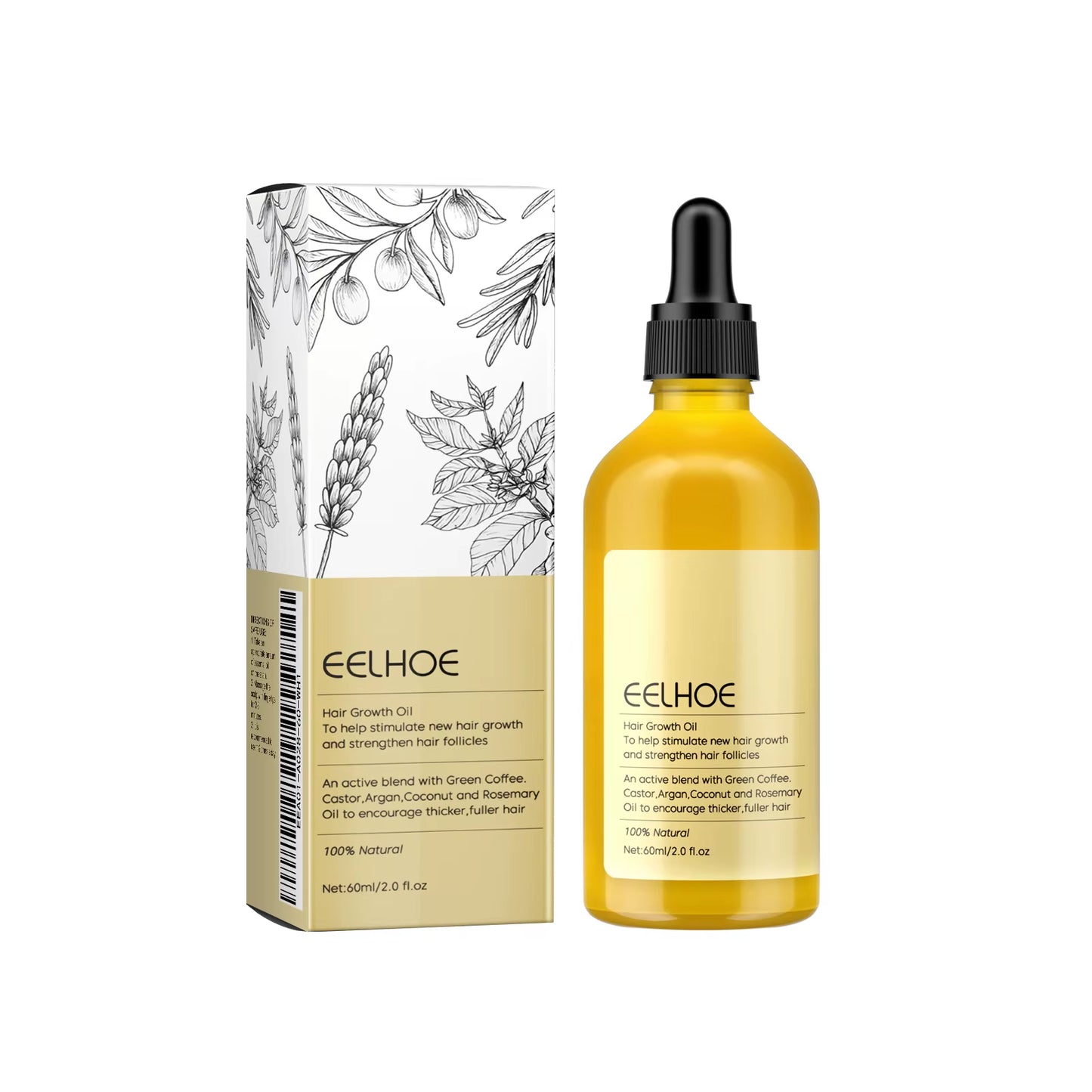 1/2/3Pcs Natural Hair Growth Oil Rosemary anti Hair Loss Regrowth Moisturizing Repair anti Baldness Fast Hair Growth Serum Oil
