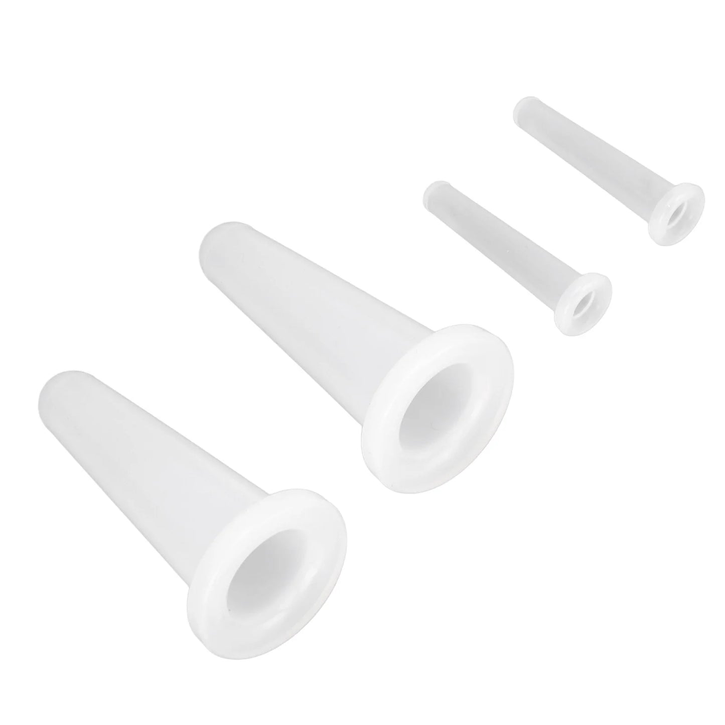 Facial Cupping Set 4Pcs Silicone Massage Vacuum Suction White Cupping Therapy Set for Cosmetic Home Use Vacuum Cupping Cup Set