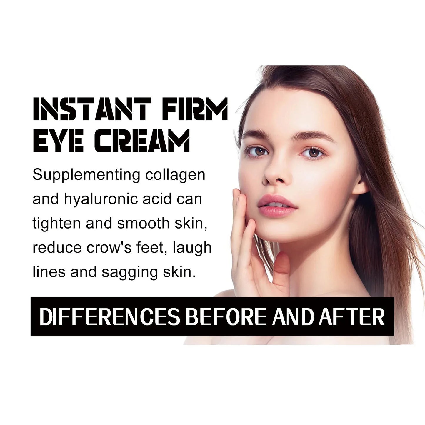Moisturizing Eye Cream Dark Circle Remover Firming Lifting Remove Eye Bags Puffiness Lightening Fine Line Anti-Wrinkle Eye Cream