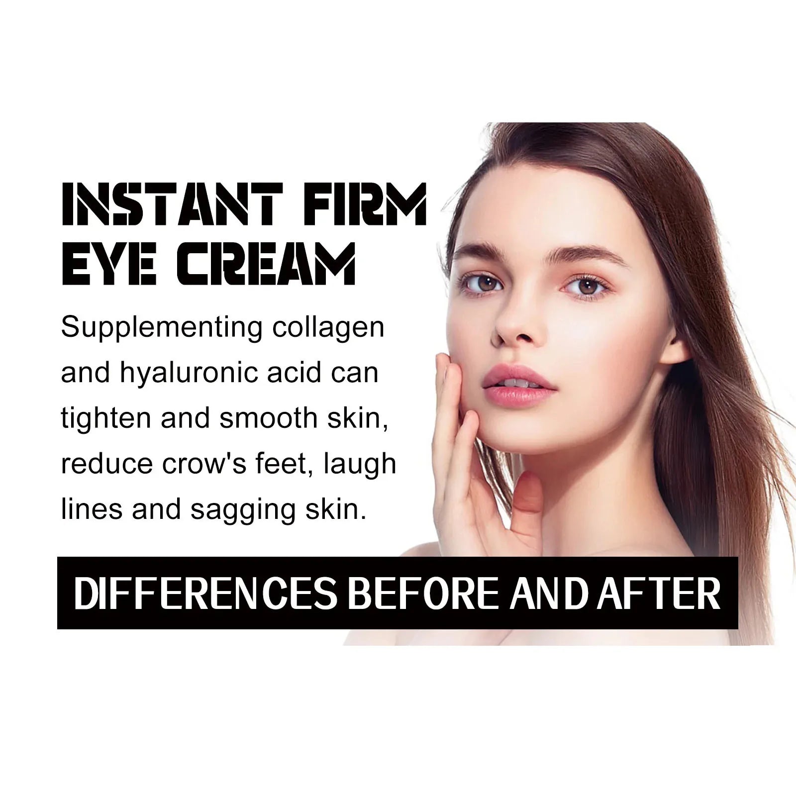 Moisturizing Eye Cream Dark Circle Remover Firming Lifting Remove Eye Bags Puffiness Lightening Fine Line Anti-Wrinkle Eye Cream