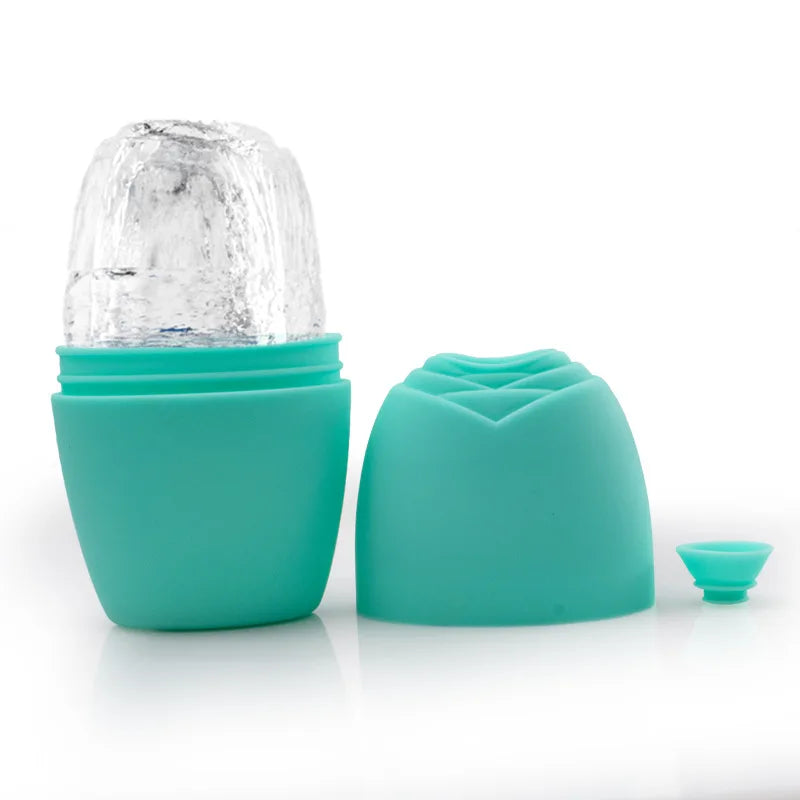 Skin Care Face Lifting Contouring Tool Silicone Ice Cube Trays Ice Globe Ice Balls Face Massager Facial Roller Reduce Acne